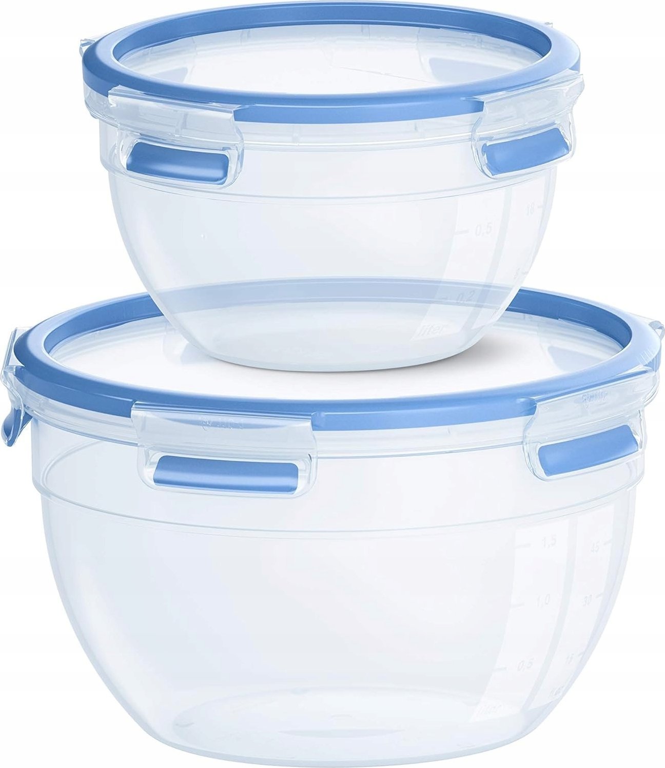 Emsa EMSA Clip&Close Food Storage Box 2-pcs round