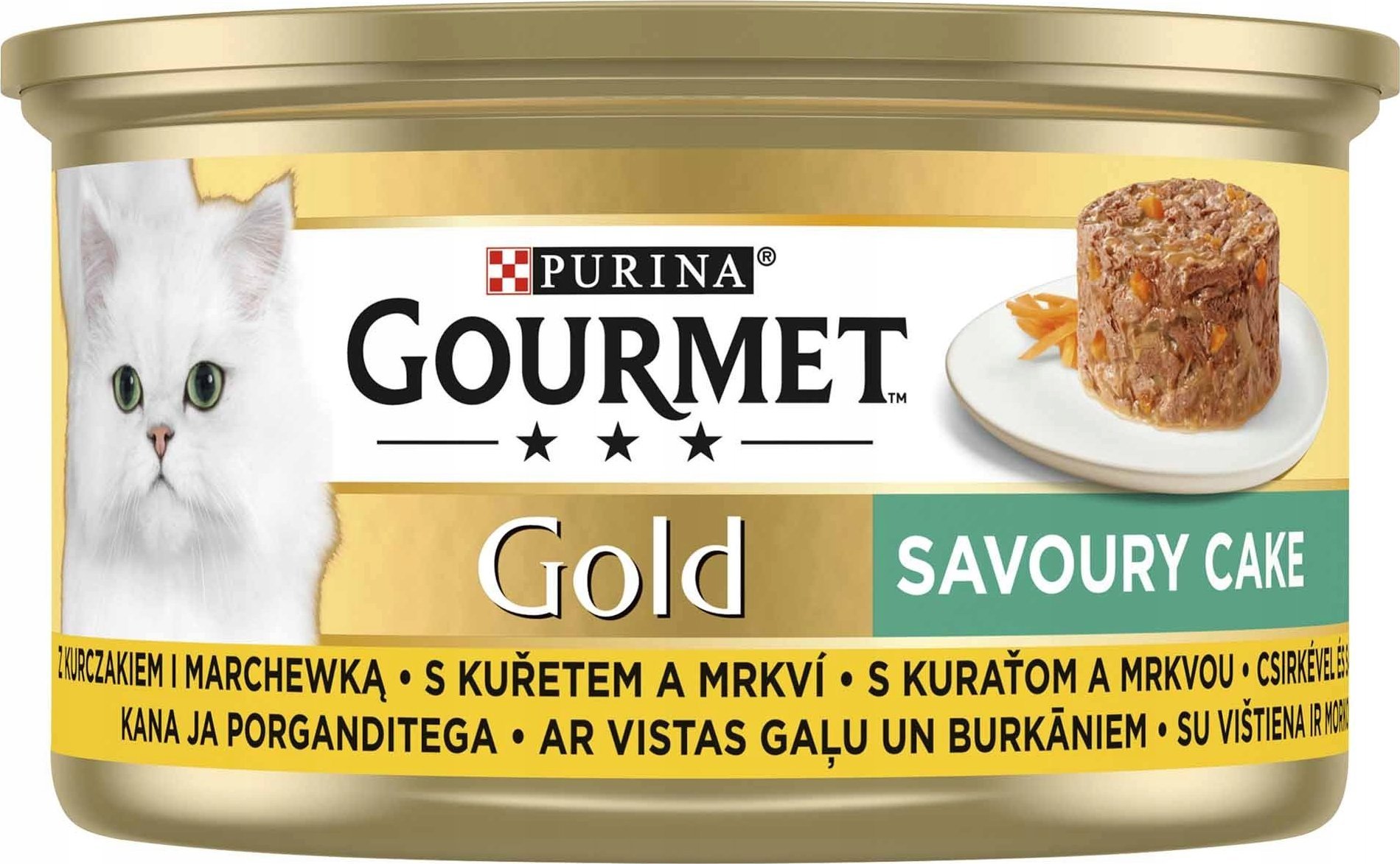 Gourmet Gourmet Gold Karma dla kotów savoury cake z kurczakiem i marchewką 85 g