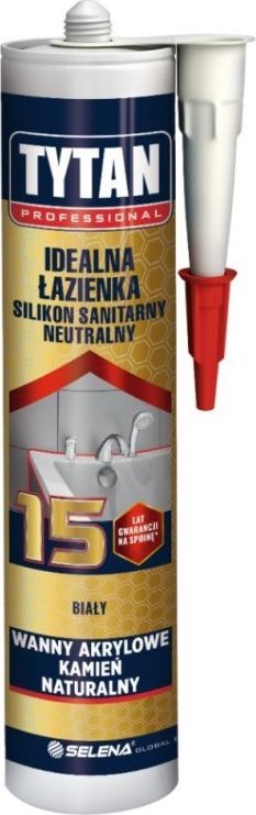 Tytan SILIKON TYTAN SANITARNY IDEALNA ŁAZIENKA 280ML BEZBARWNY