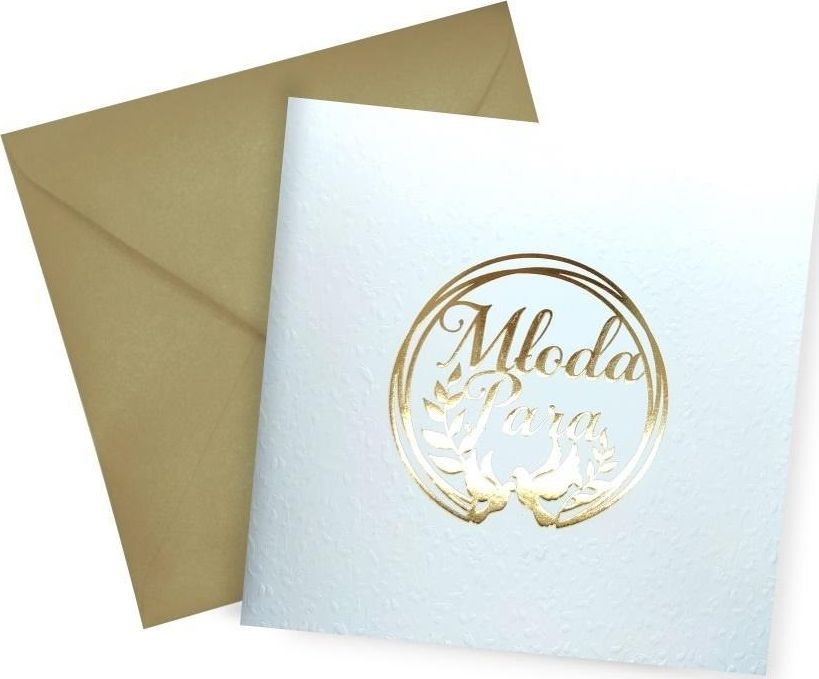 HENRY Karnet KW Tłoczenie Ślub Młoda Para