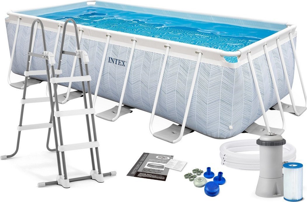 Intex Basen ogrodowy stelażowy 400 x 200 x 100 cm 4w1 INTEX 26780