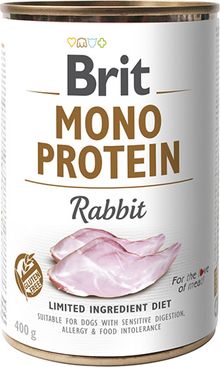 Brit Mono Protein Rabbit puszka 400g