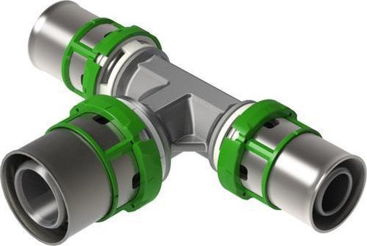 Trójnik redukcyjny zaprasowywany MultiSkin mosiądz/cynowany 20x20x16