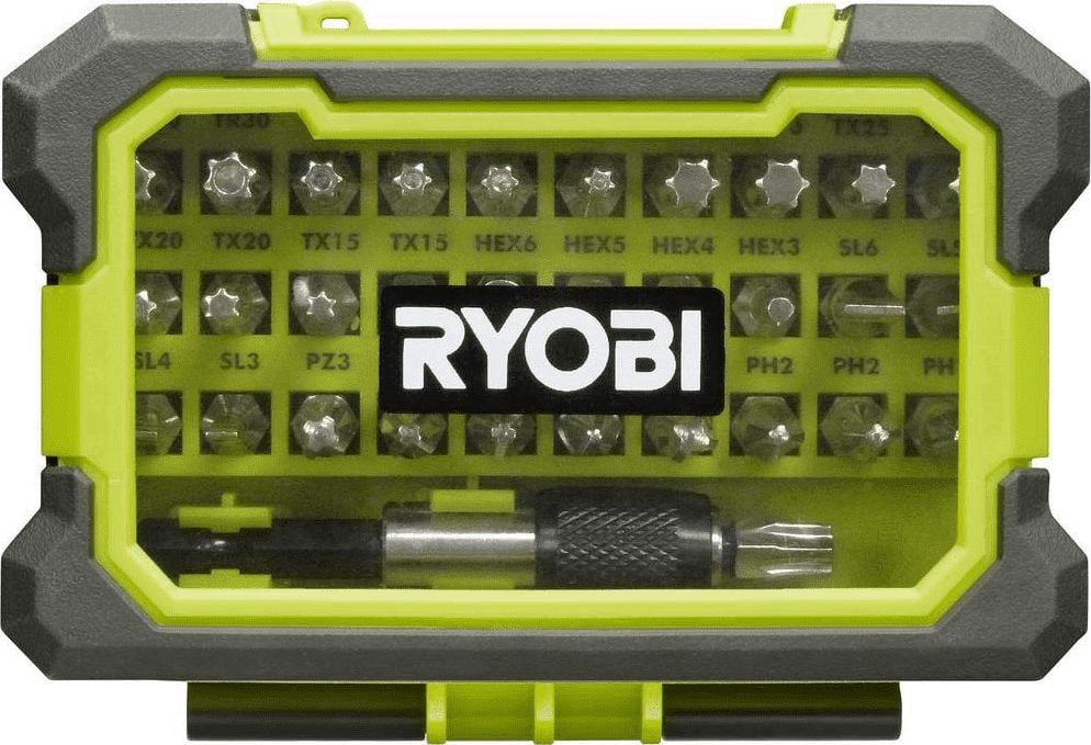 Ryobi zestaw końcówek 32 sztuk MIX (5132002798)