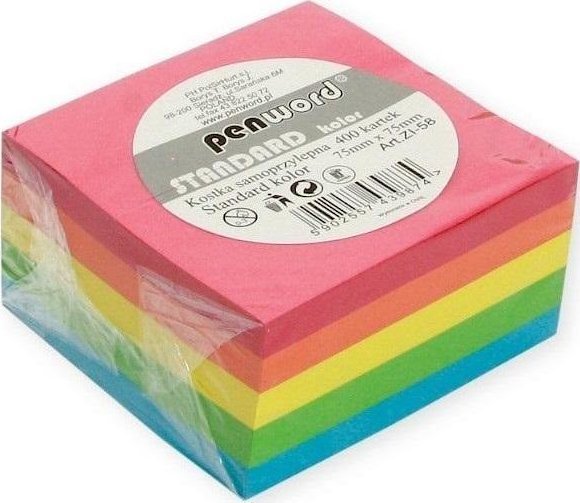 Kostka biurowa mix 75x75 400K