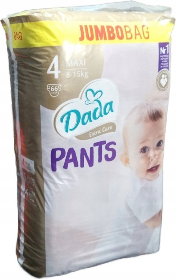 Dada Pieluchomajtki Pieluchomajtki Dada Extra Care 4 - 8-15kg 66szt.