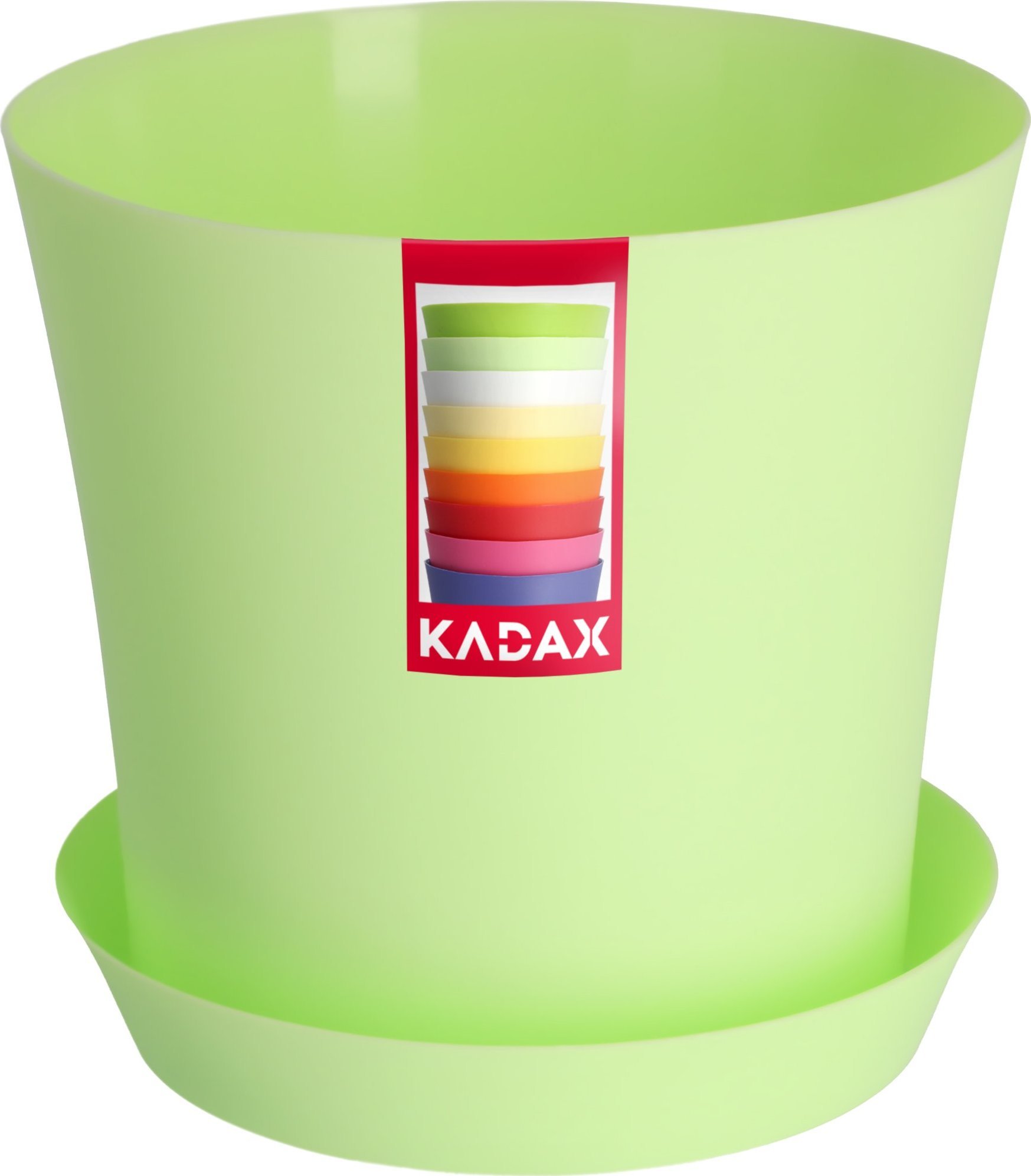 Kadax Doniczka Osłonka Na Kwiaty fiołek Zielona 14 cm