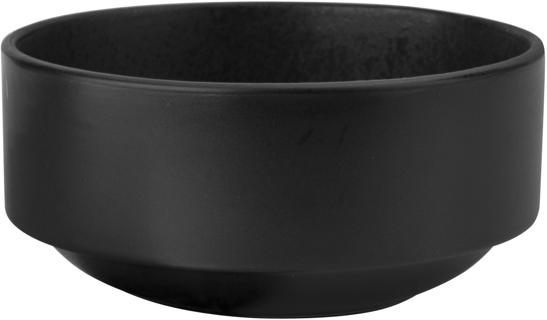 Miska ceramiczna 15 cm Black Nakrapiany MPL