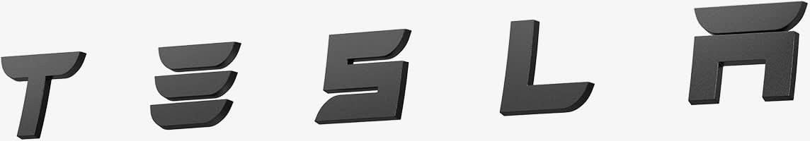 Spigen Tesla Rear Emblem Logo Full Cover, black - Tesla Model 3 2024