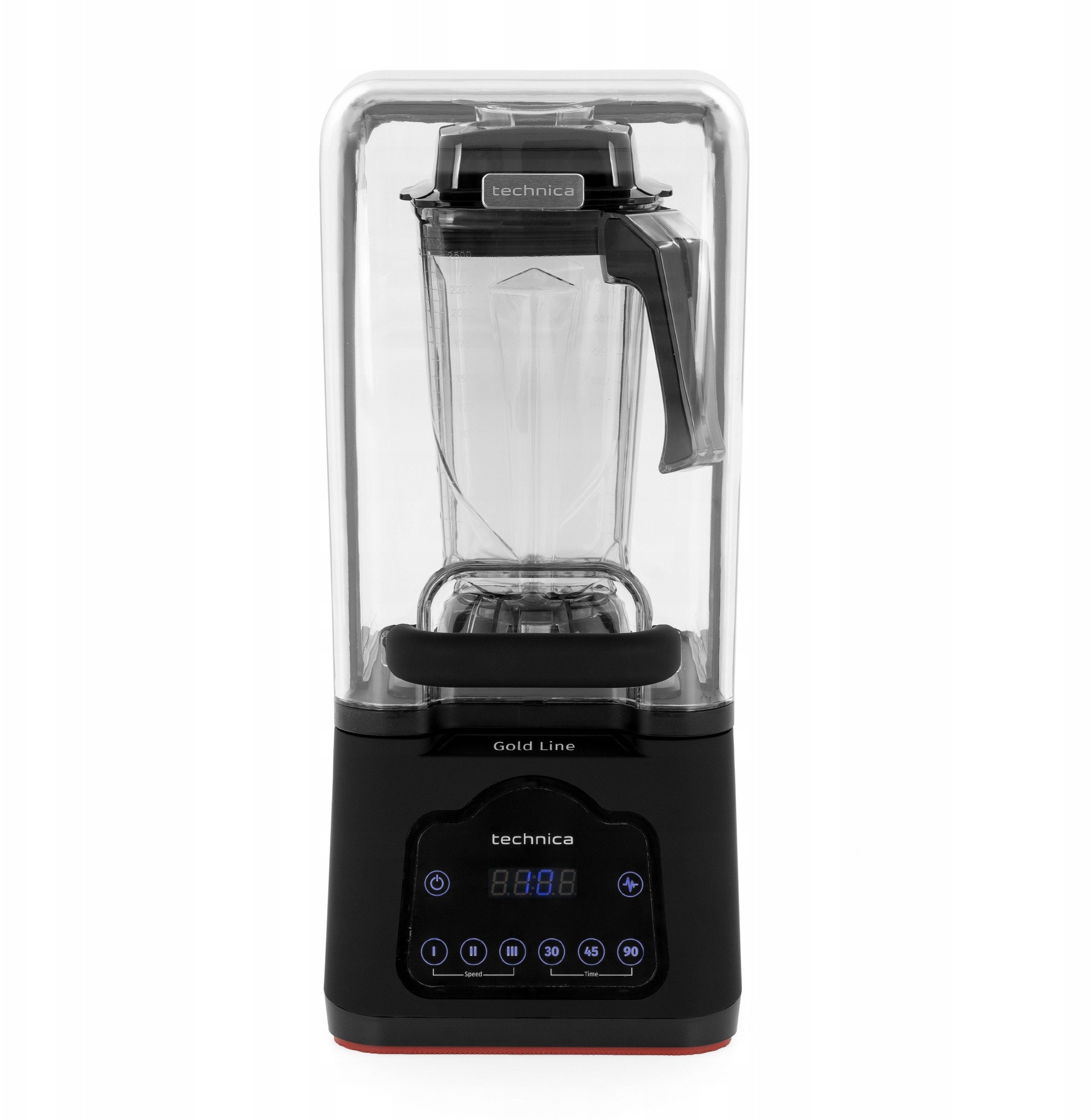 Blender barmański kielichowy z obudową tłumiącą hałas i cyfrowym panelem sterowania 1,68 kW, 230 V, 2,5 l, 260x235x550 mm | TECHNICA, Gold Line
