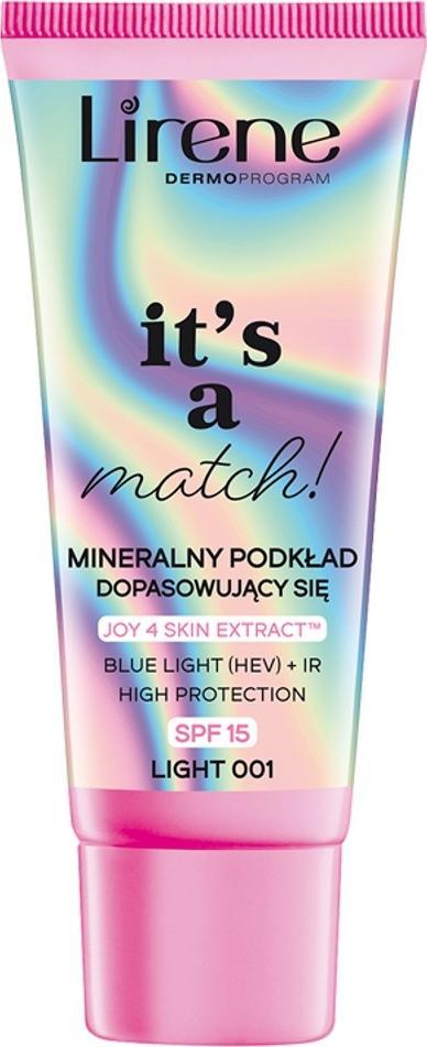 Lirene LIRENE_Its a Match! mineralny podkład dopasowujący się SPF15 001 Light 30ml