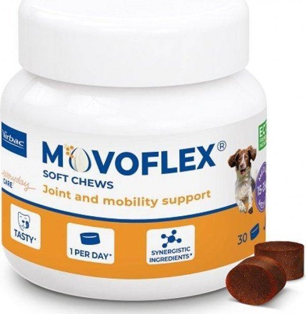 VIRBAC Movoflex M Miękkie Krokiety na Stawy dla psów od 15 do 35kg