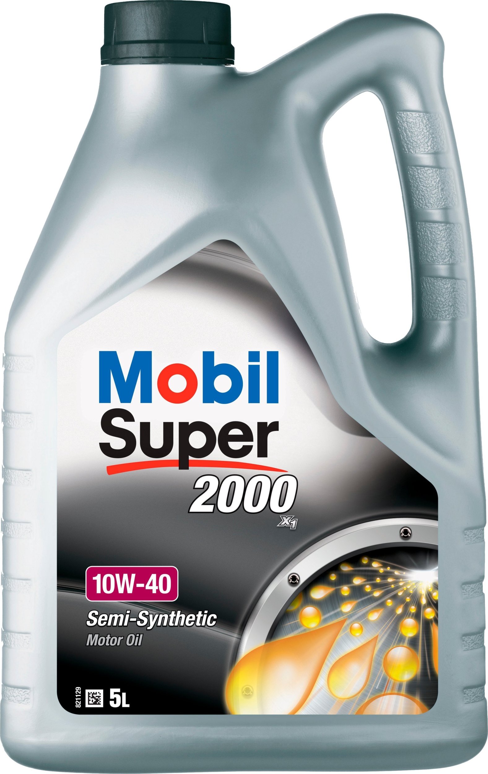 Mobil Alyva SUPER 2000x1 10W/40 pusiau sintetinė varikliams 5 L