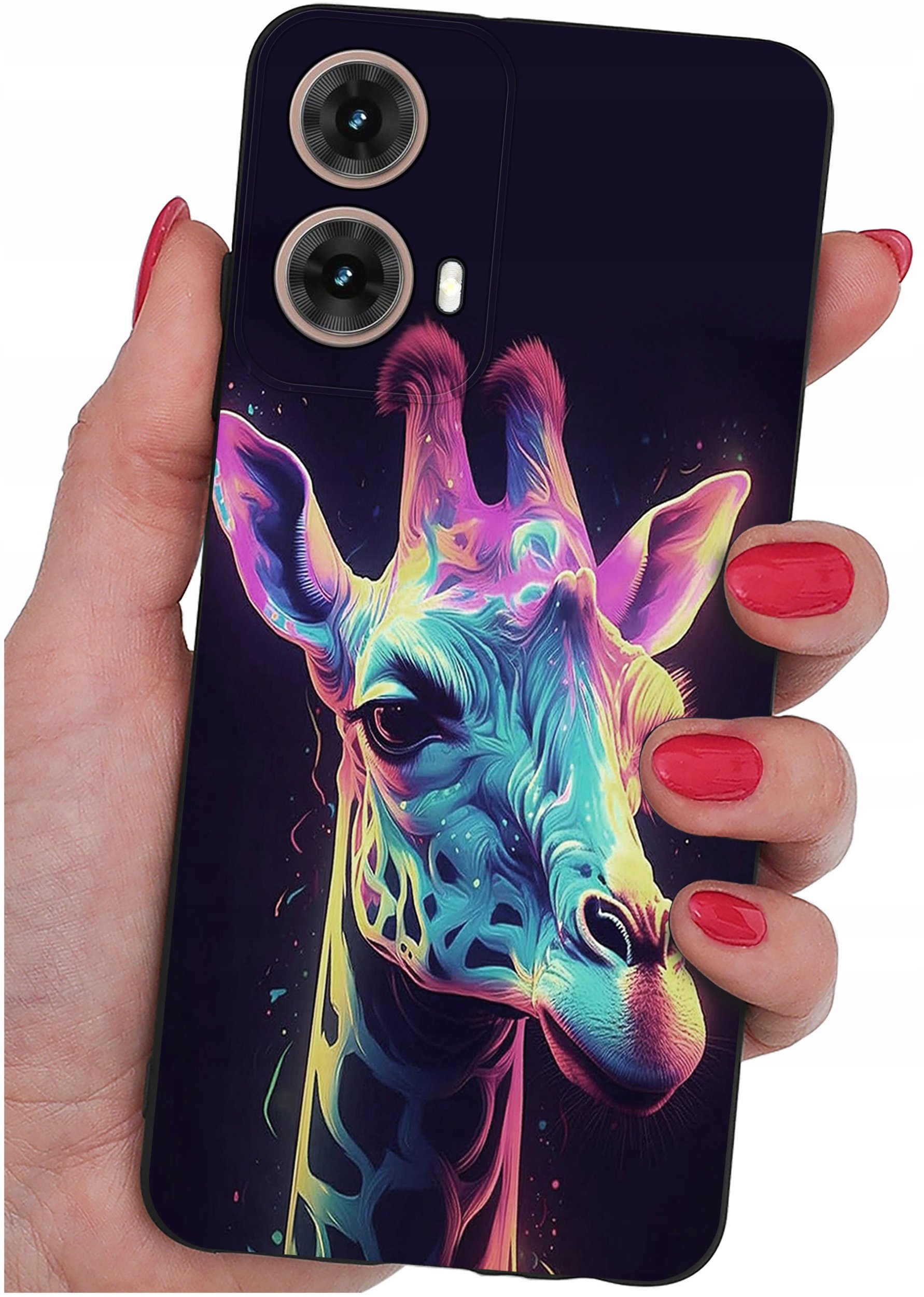 Etui do Motorola Moto G85 5G WZORY |SILIKONOWE MATT CASE