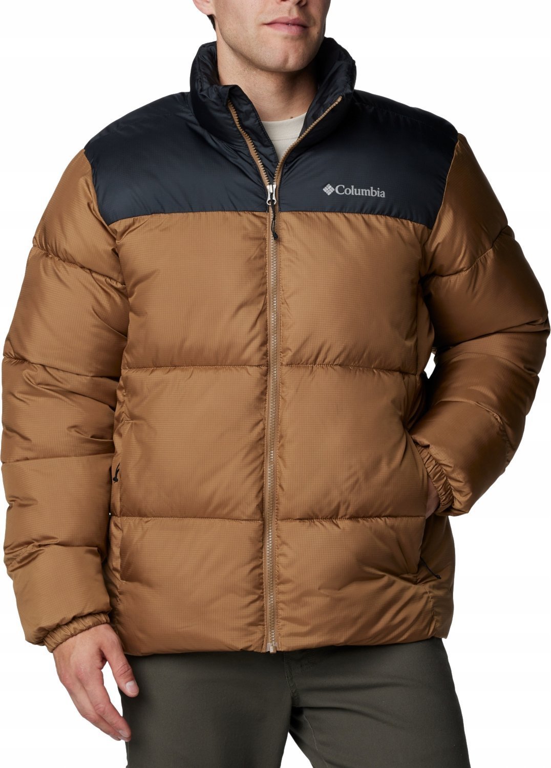 Kurtka męska Columbia Columbia Puffect III Jacket 2086861257 Brązowe L