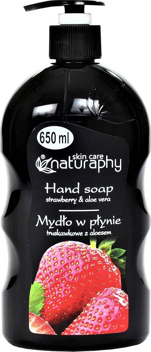 BluxCosmetics Mydło w płynie truskawkowe z aloesem 650 ml