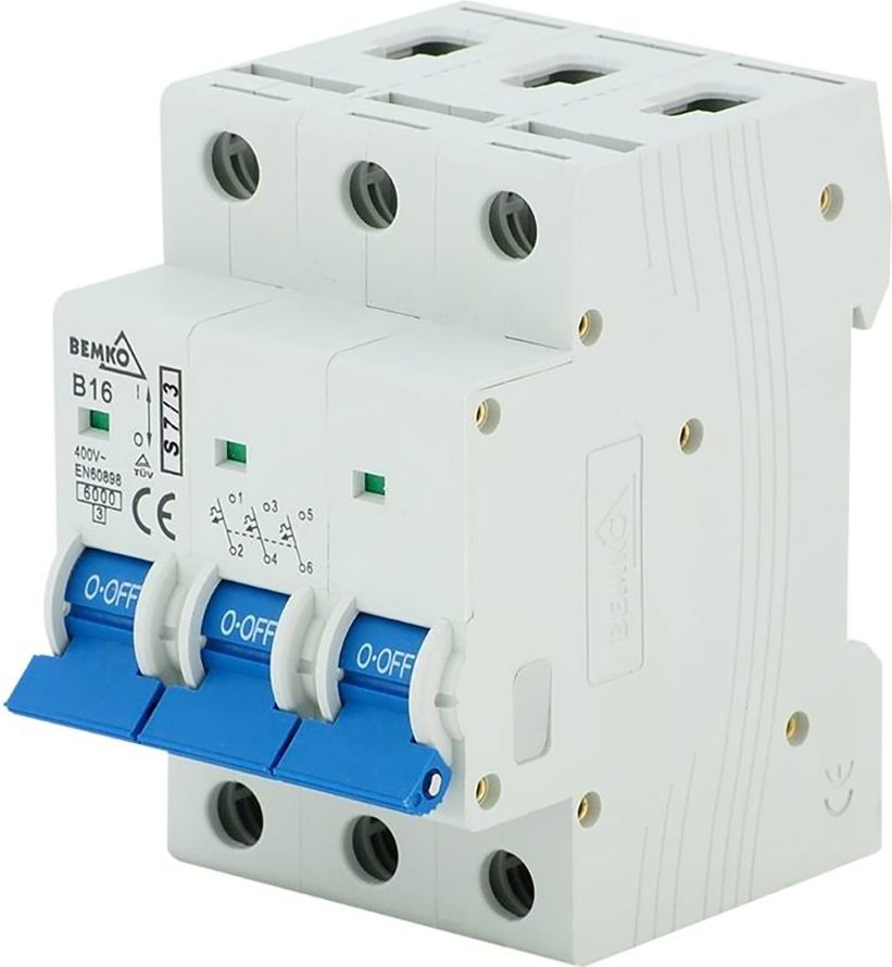 Bemko Wyłącznik nadprądowy 3P C 25A (A00-S7-3P-C25)