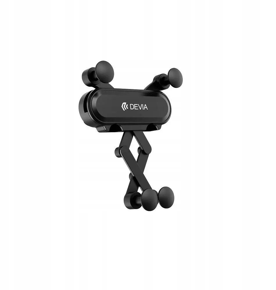 Devia uchwyt samochodowy Kintone ES071 grawitacyjny do kratki czarny
