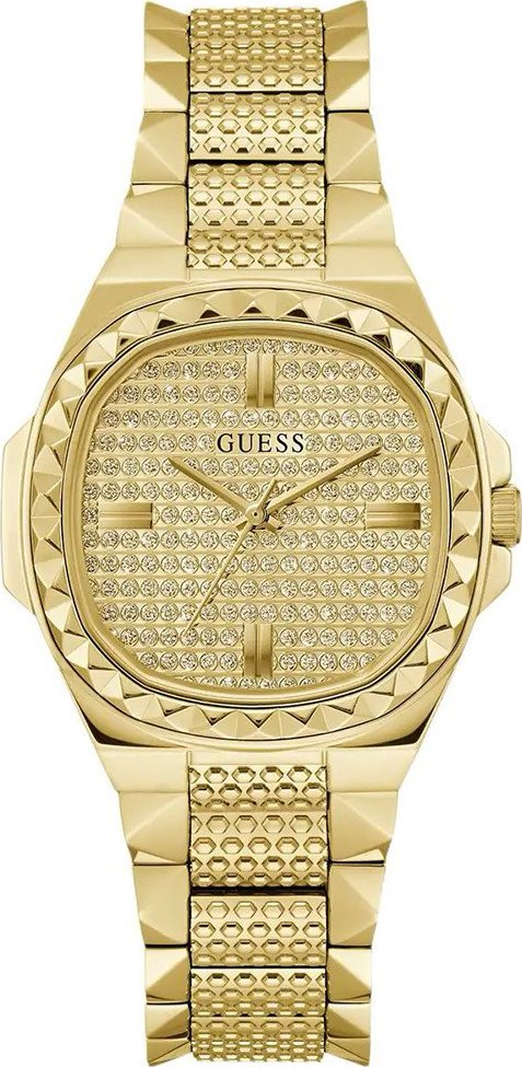 Zegarek Guess Zegarek męski Guess GW0601L1 CYRKONIE złoty
