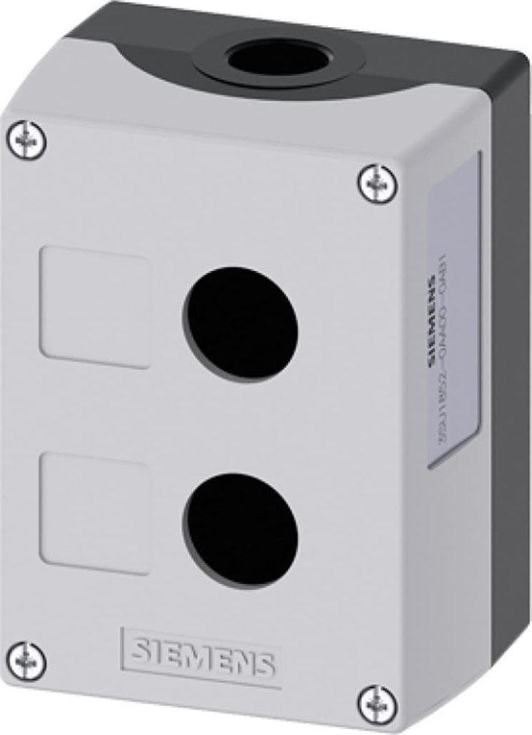 Siemens Obudowa kasety sterowniczej 2-otworowa 22mm 3SU1852-0AA00-0AB1