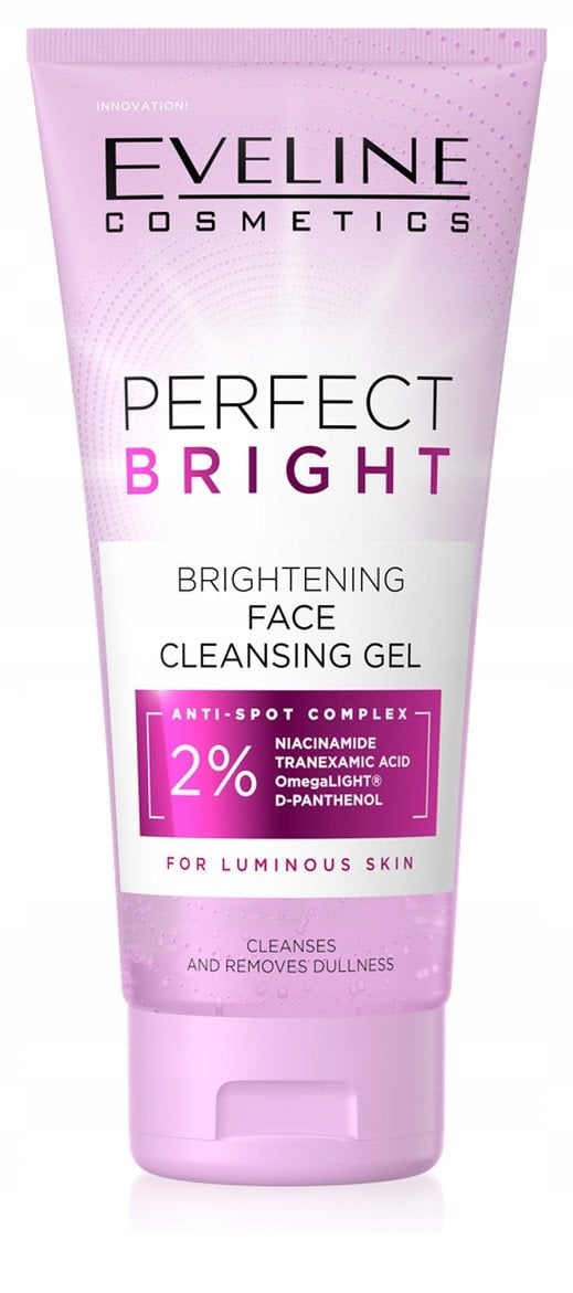 EVELINE_Perfect Bright rozjaśniający żel do mycia twarzy oczyszczający 150ml