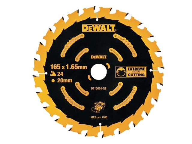 Dewalt Piła tarczowa do drewna 165x20mm 24z. - DT10300
