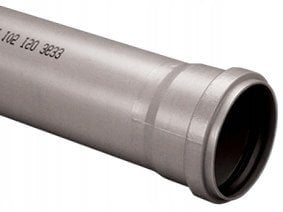 PIPE WITH SOCKET S&W 40X1,8X250 PP,GREY