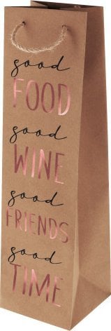 Susy Card SUSYCARD Geschenkt.Kraft 10,5x36x10cm Good Wine FSC 1 Stück