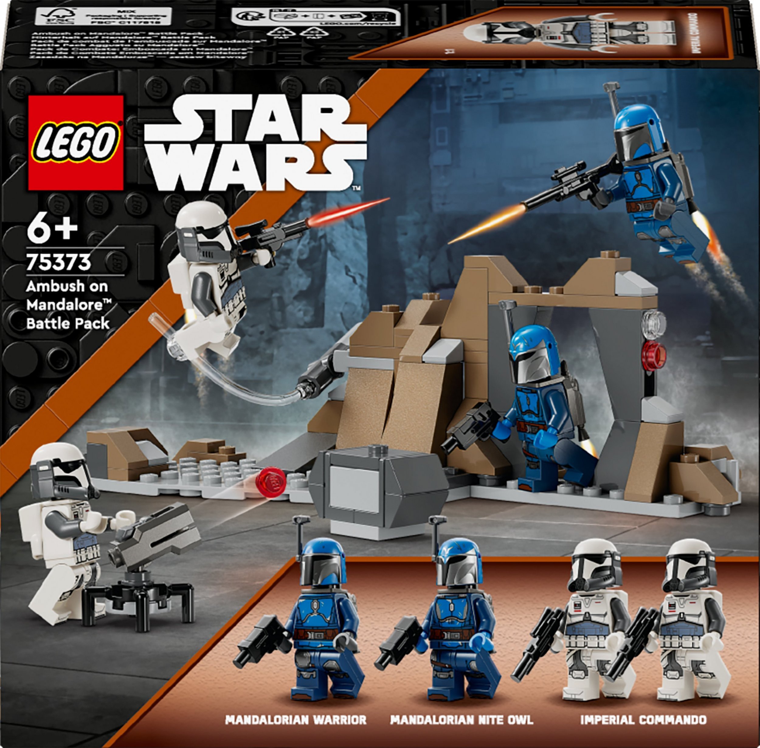 LEGO Star Wars Zasadzka na Mandalorze™ — zestaw bitewny (75373)