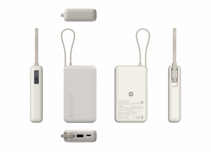 Powerbank Xiaomi PowerBank 10000 (Integrated Cable) 67W Tan