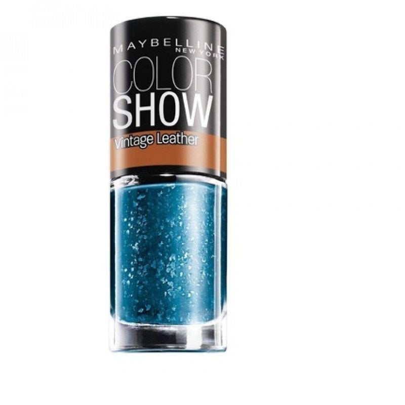 Maybelline Maybelline, Color Show Vintage Leather, Nail Polish, Nr. 207, Turquoise Temptation, 7 ml For Women