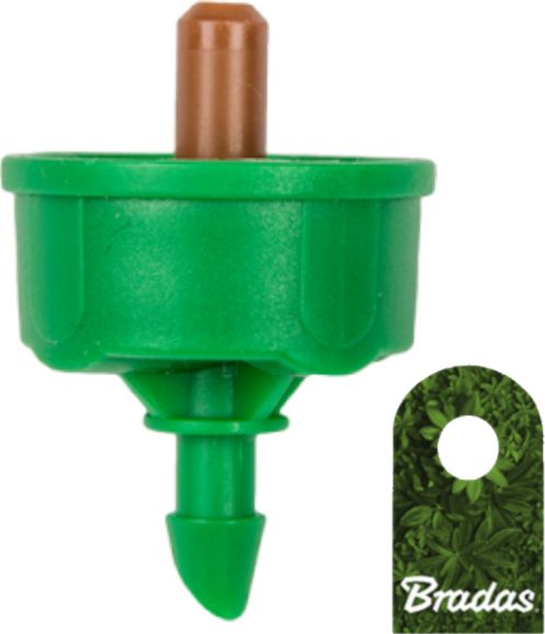 Bradas Kroplownik z kompensacją ciśnienia 8l/h wyjście 5mm NO-DRAIN Bradas 0124