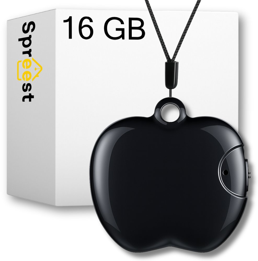 DYKTAFON SZPIEGOWSKI MINI CYFROWY PODSŁUCH MAŁY 16GB BRELOK UKRYTY WISIOREK