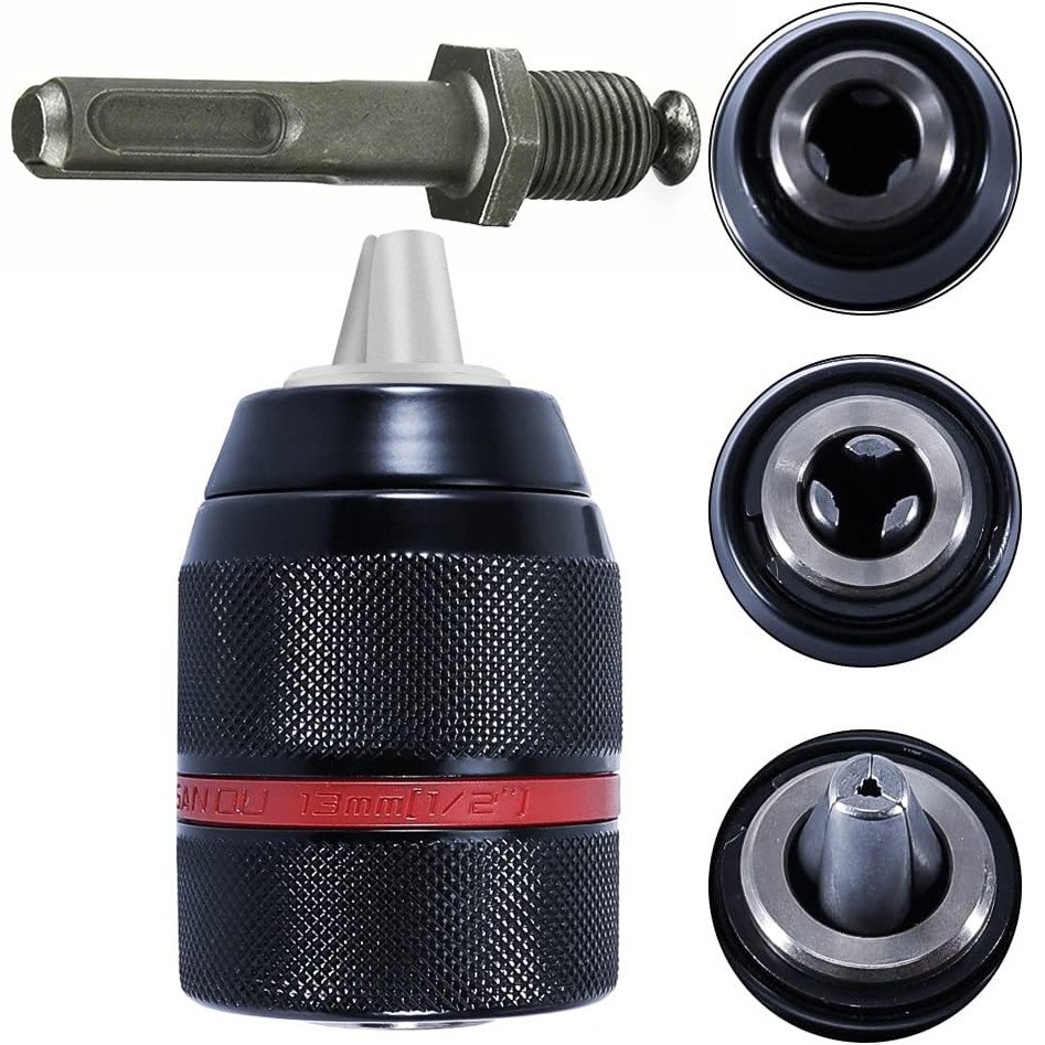 UCHWYT WIERTARSKI FUTERKO 1/2 2-13MM ADAPTER SDS+ DO WIERTARKI SAMOZACISK
