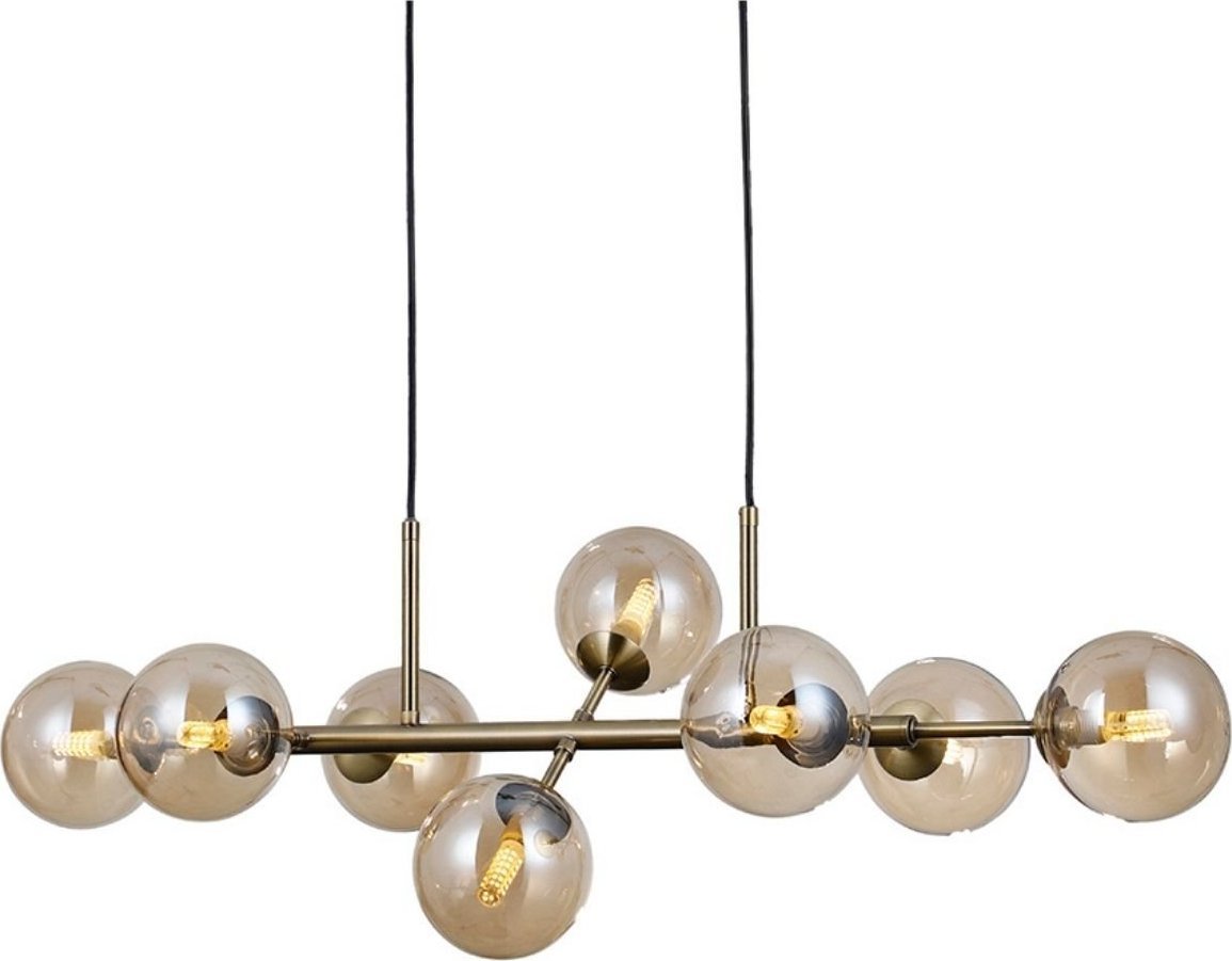 Lampa wisząca Italux Nowoczesna lampa wisząca Erimida PND-2244-8A-AB Italux molekuły antyczny brąz