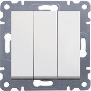 Hager Łącznik potrójny Lumina 2 biały (WL0070)