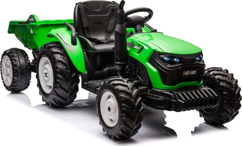 OLBRZYMI TRAKTOR 24 V Z PRZYCZEPĄ I ELEKTRYCZNIE PODNOSZONYM KIPREM SUPER JAKOŚĆ/HC306