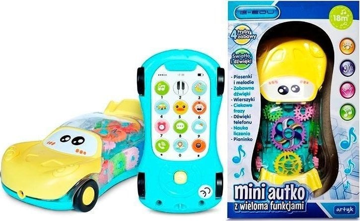 Mini autko z wieloma funkcjami E-Edu