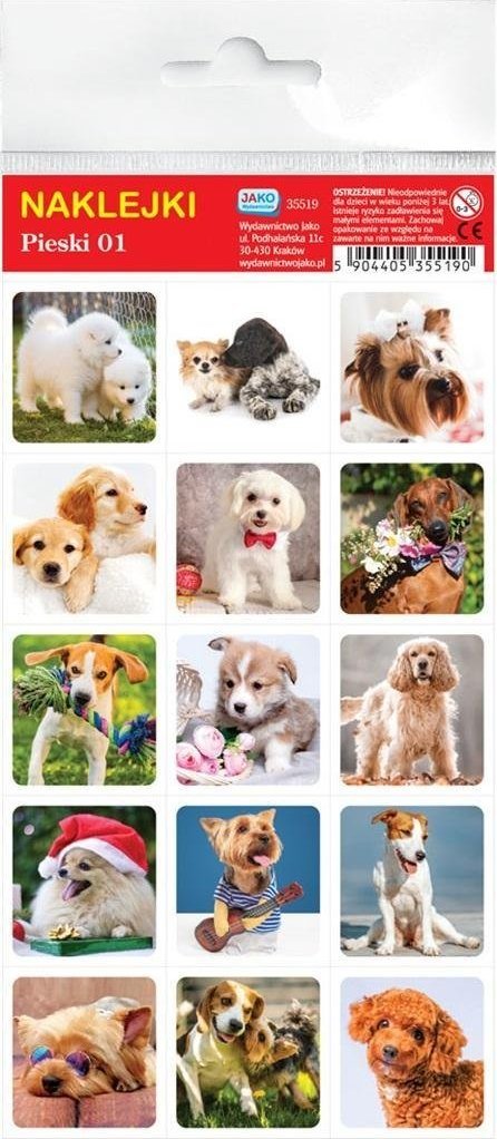 Wydawnictwo Jako Naklejki. Pieski