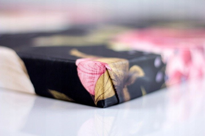 OBRAZ NA PŁÓTNIE ŚCIANĘ ABSTRAKCJA ZŁOTO DO SALONU SYPIALNI KUCHNI 60x40