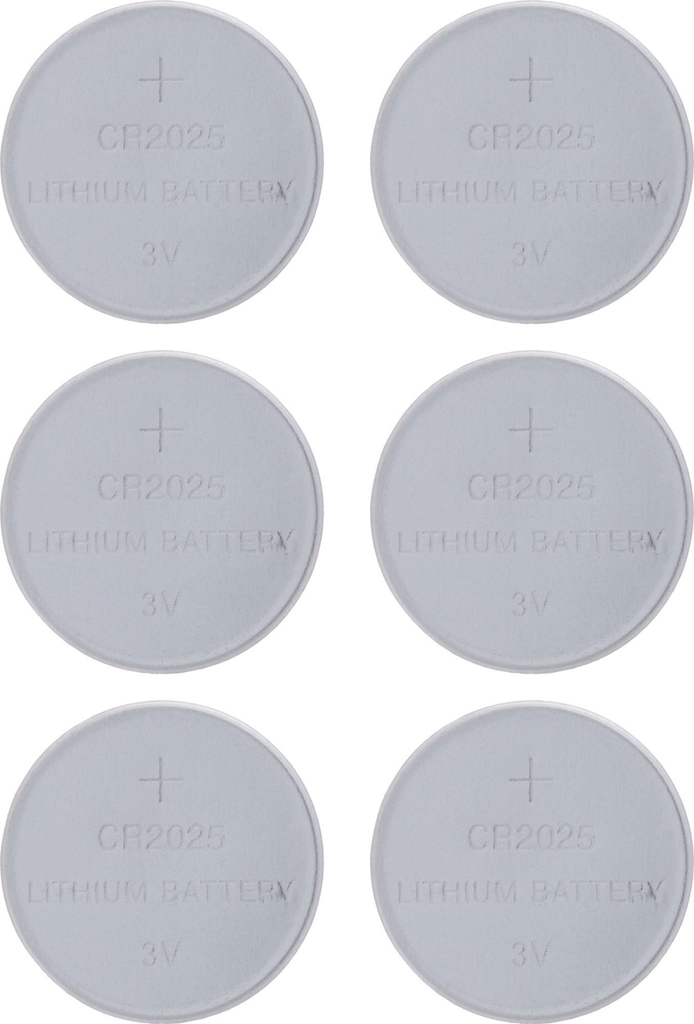 InLine InLine® 6-pack button cell, 3V Lithium, CR2025