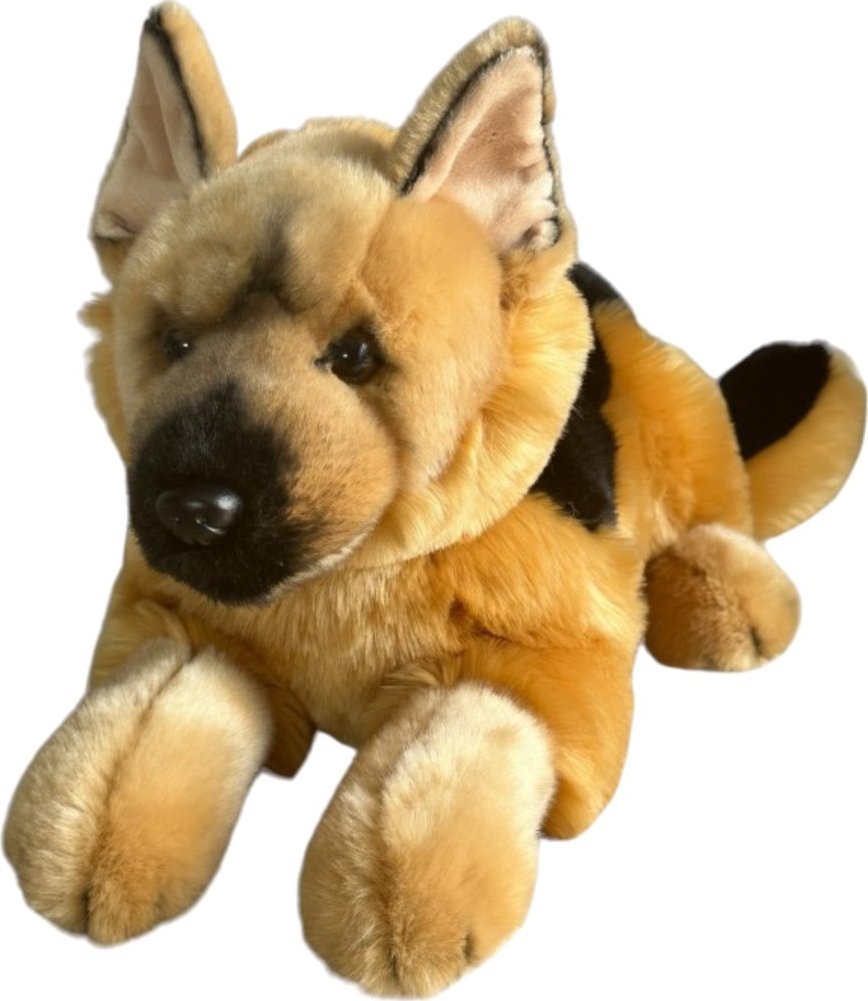 Dubi Maskotka Pies Owczarek Niemiecki Duży Pluszak 45cm Miękka Przytulanka Miś