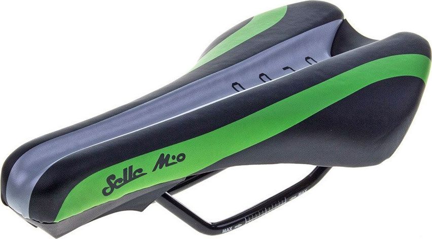 Selle Mio Siodło Selle Mio ORCO czarno-zielone Uniwersalny