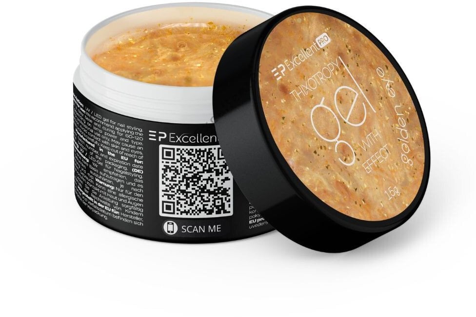 Cosmetics Zone Excellent PRO Thixotropy Gel With Effect budujący żel Golden Eye 15g