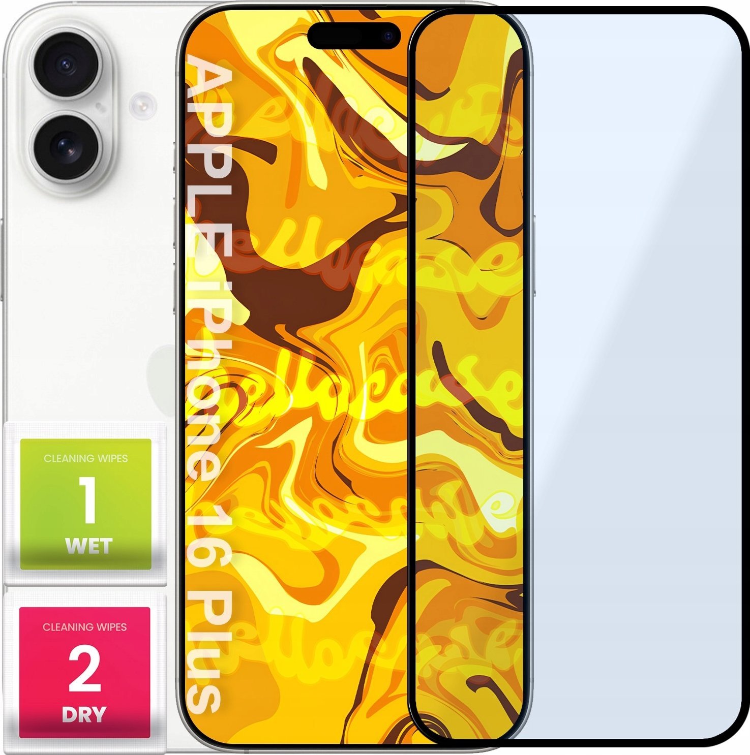 Hello Case SZKŁO HARTOWANE DO APPLE IPHONE 16 PLUS PEŁNE NA CAŁY EKRAN SZKIEŁKO SZYBKA