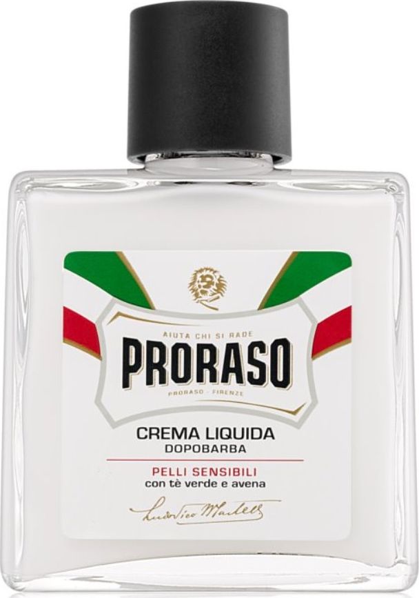 Proraso Proraso White Kremowy balsam po goleniu bez alkoholu polecany do skóry wrażliwej 100 ml