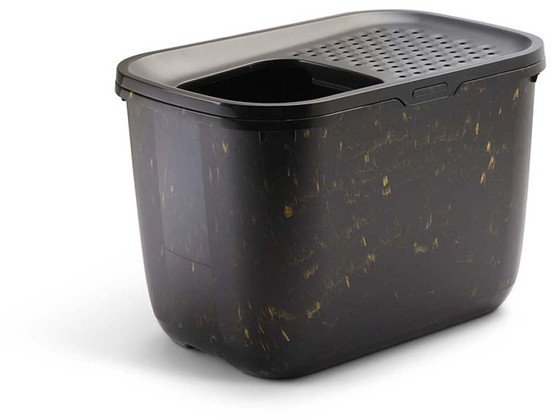 Kuweta savic HOP IN od góry Marble black gold