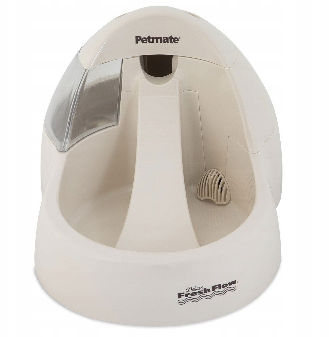 PETMATE Automatyczna miska na wodę Fresh Flow Deluxe kremowa 3L