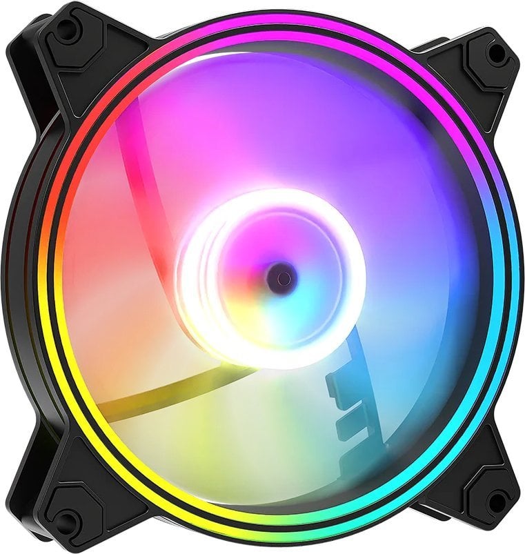 Wentylator Modecom Volcano Apex 120 ARGB Reverse Czarny (FAN-APEX-120R-ARGB-100)