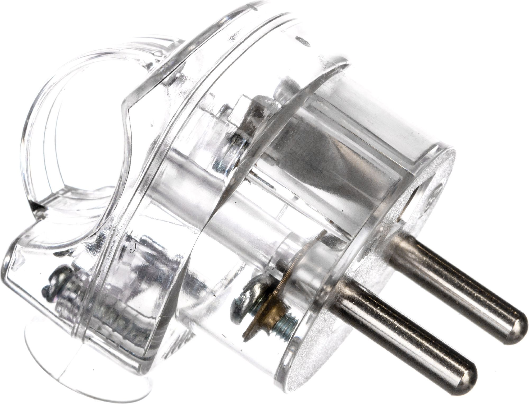 Elektro-Plast Wtyczka kątowa rozbieralna z uchwytem z/u 16A 2P AWA-WK transparentna (51.48)